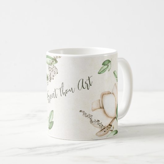 Magnolia Kaffeetasse (VorderseiteRechts)