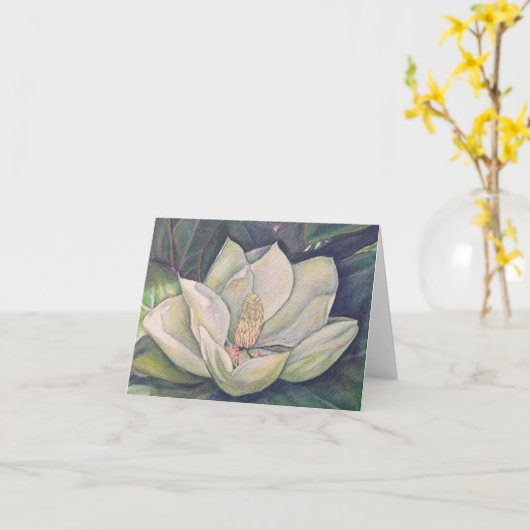 Magnolia Karte (Gelbe Blume)