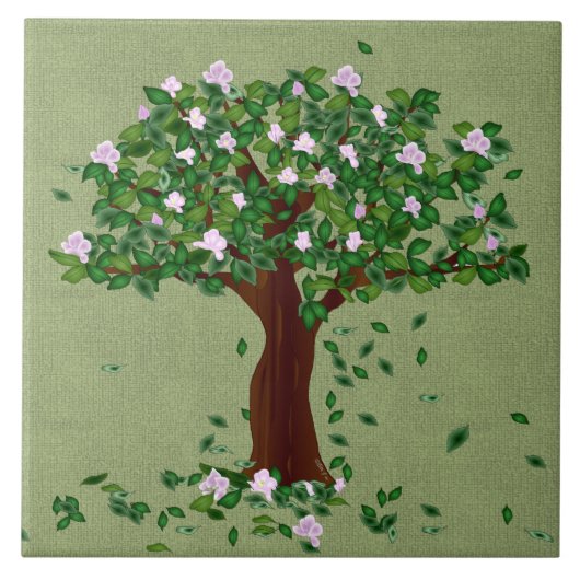 Magnolia Keramik Foto Tile Fliese (Vorderseite)