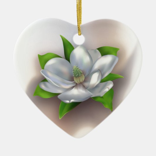 Magnolia Keramikornament (Vorne)