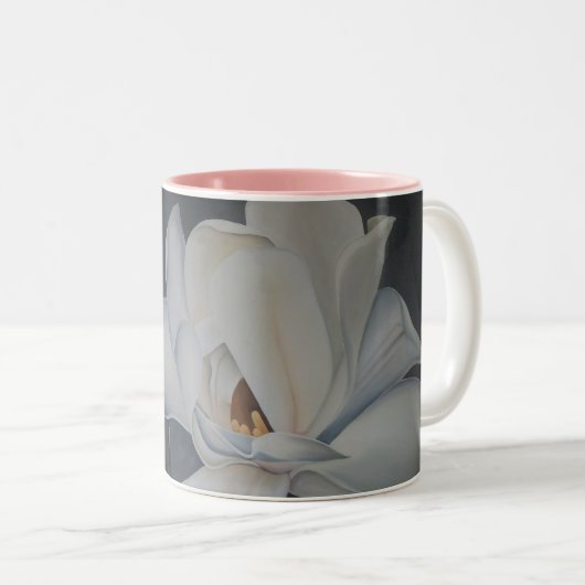 Magnolia Kunst Tasse (VorderseiteRechts)