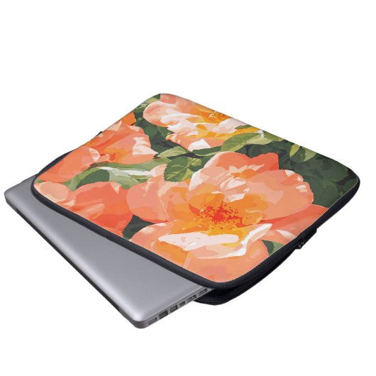 Magnolia Laptopschutzhülle (Vorne Knopf)