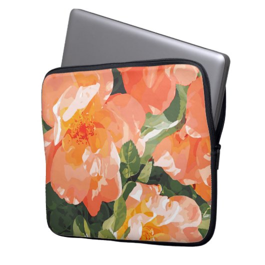 Magnolia Laptopschutzhülle (Vorderseite Links)