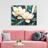 Magnolia Leinwanddruck (Insitu (Wohnzimmer))