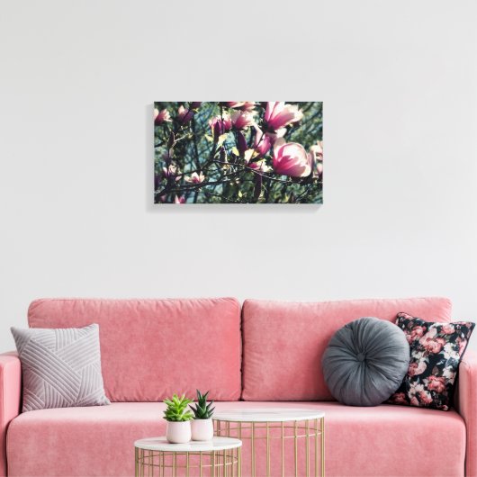 Magnolia Leinwanddruck (Insitu (Wohnzimmer))
