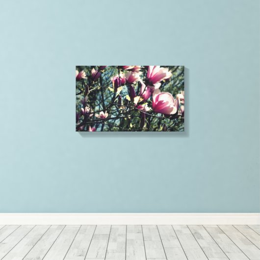 Magnolia Leinwanddruck (Insitu (Holzboden))