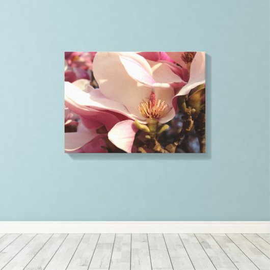 Magnolia Leinwanddruck (Insitu (Holzboden))