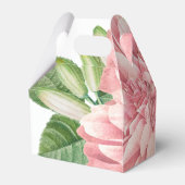 Magnolia Lilies Bouquet Favor Box Geschenkschachtel (Rückseite)