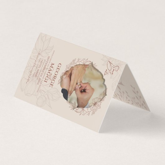 Magnolia Line Art Verziert (Vorderseite)