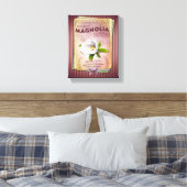 Magnolia Louisianas Staat-Blume Leinwanddruck (Insitu (Schlafzimmer))