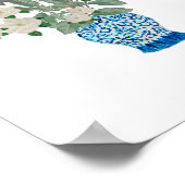 Magnolia Magnolias Blue Ginger Jars Jar Poster (Ecke)