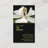 Magnolia, Makrofotografie-Visitenkarten Visitenkarte (Rückseite)