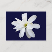 Magnolia - Marineblau Visitenkarte (Rückseite)