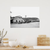 Magnolia, Mass. Bahnhof, 1906 Poster (Küche)