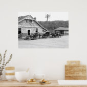 Magnolia, Mass. Bahnhof, 1906 Poster (Küche)