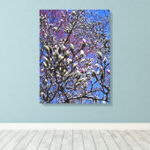 Magnolia, Masse der Buds Leinwanddruck (Insitu (Holzboden))