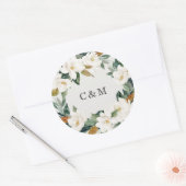 Magnolia Monogram Sticker Tag (Umschlag)