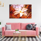 Magnolia Mood Leinwanddruck (Insitu (Wohnzimmer))