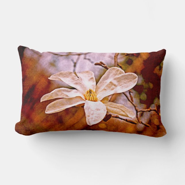 Magnolia Mood Lendenkissen (Vorderseite)