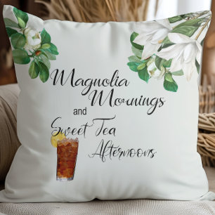 Magnolia Mornings Süßer Tee Nachmittag Südstaaten Kissen