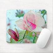 Magnolia Mouse Pad Mousepad (Mit Mouse)