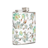 Magnolia Muster Flask Flachmann (Rechts)