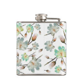 Magnolia Muster Flask Flachmann (Rückseite)