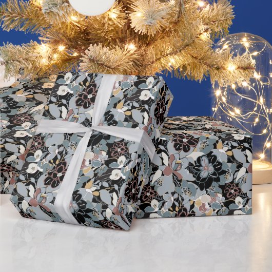 Magnolia-Muster Geschenkpapier (Feiertage)