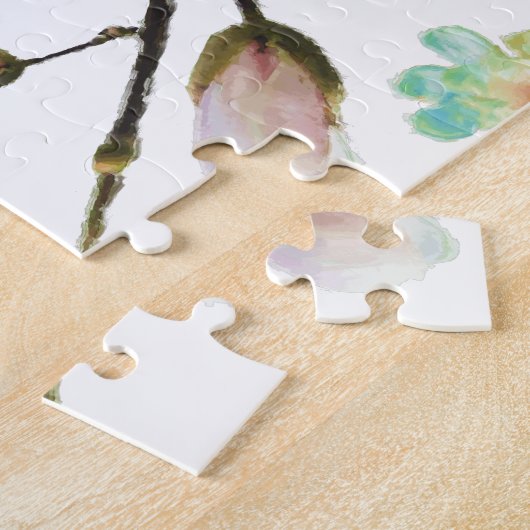 Magnolia Muster Jigsaw Puzzle (Seite)