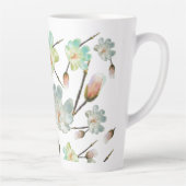 Magnolia Muster Latte Tasse (Rechts)