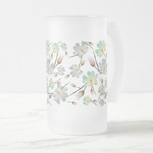 Magnolia Muster Mattierte Bierbrauerei Tasse