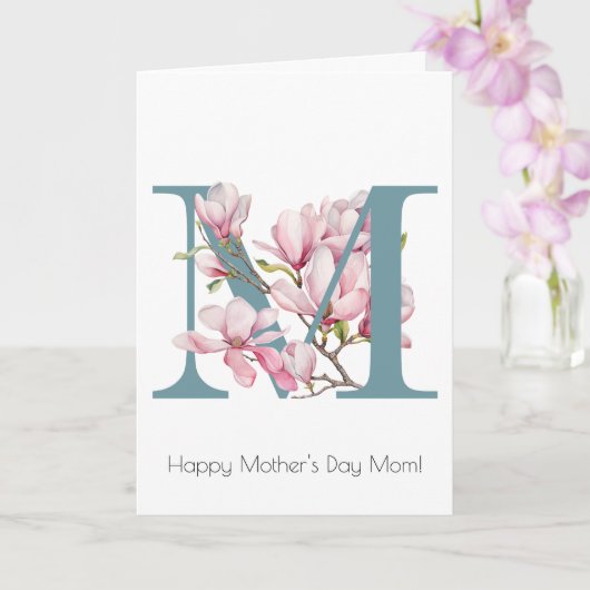 Magnolia Muttertagskarte Karte (Orchidee)