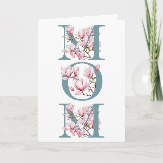 Magnolia Muttertagskarte Karte (Vorderseite)