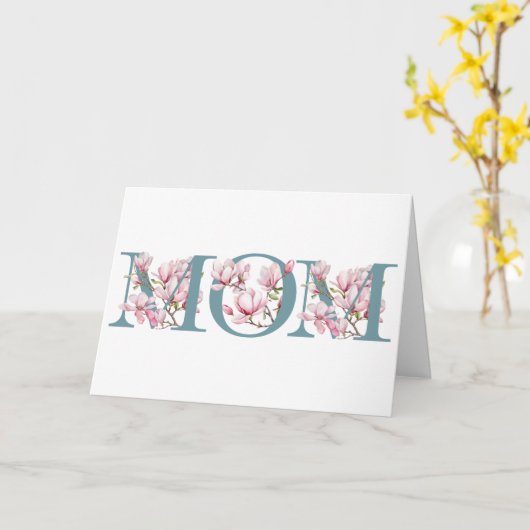 Magnolia Muttertagskarte Karte (Gelbe Blume)