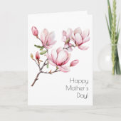 Magnolia Muttertagskarte Karte (Vorderseite)