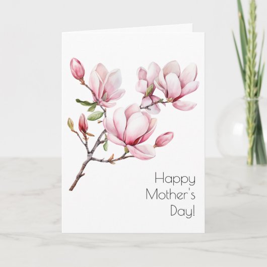 Magnolia Muttertagskarte Karte (Vorderseite)