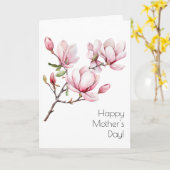 Magnolia Muttertagskarte Karte (Gelbe Blume)