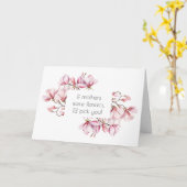 Magnolia-Muttertagskarte Karte (Gelbe Blume)