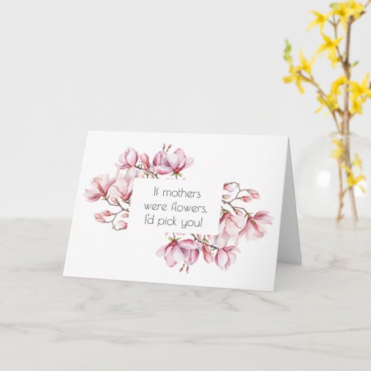 Magnolia-Muttertagskarte Karte (Gelbe Blume)