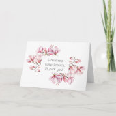 Magnolia-Muttertagskarte Karte (Vorderseite)