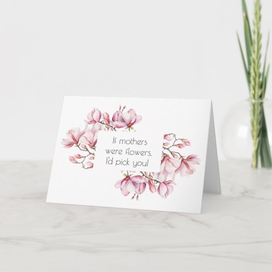Magnolia-Muttertagskarte Karte (Vorderseite)