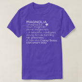 Magnolia Name Magnolia - Definition Magnolia T-Shirt (Design vorne)
