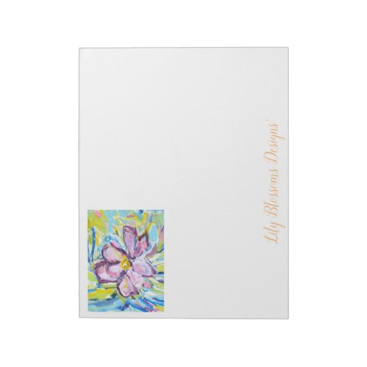 Magnolia Notepad Notizblock (Rotiert)