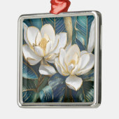 Magnolia Ornament Aus Metall (Links)