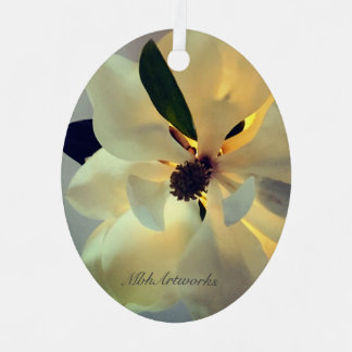 Magnolia Ornament Aus Metall
