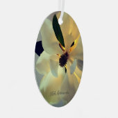 Magnolia Ornament Aus Metall (Vorderseite Rechts)