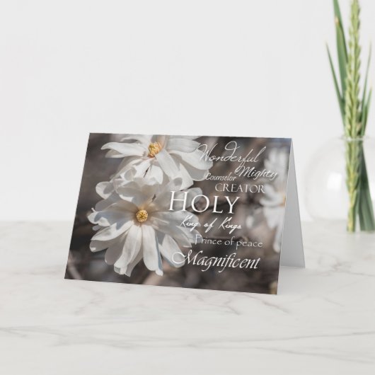 Magnolia Osterzeit Feiertagskarte (Vorderseite)