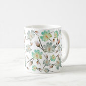 Magnolia Pattern Klassische Tasse (VorderseiteRechts)