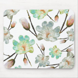 Magnolia Pattern Mousepad