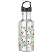 Magnolia Pattern Wasserflasche (Vorderseite)